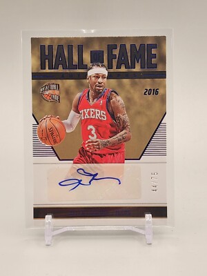 NBAカード　アイバーソン　サインカード NBAカード アイバーソン サインカード Allen Iverson Autographed 2022