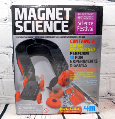 Kidz Labs 4M Magnet Science Building Kit Homeschool Learning Toysmith NEW SEALED