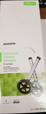 McKesson Universal Walker Wheel for 1-inch Frame Diameter Walkers 146-10109