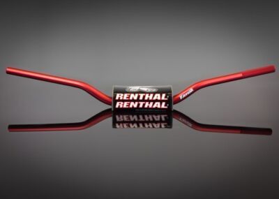 Renthal 839-01-RD 839 1 1/8'' Fatbar Handlebars - Honda / Kawi - Red