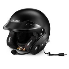 Open Face Sparco RJ-i Helmet FIA Approved black - size L