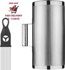 Instrumento de g iro de metal, 12" x 6" de acero inoxidable, instrumento de