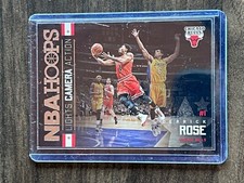 Derrick Rose  2015-16 NBA Hoops Basketball Insert Lights Camera Action Card #39