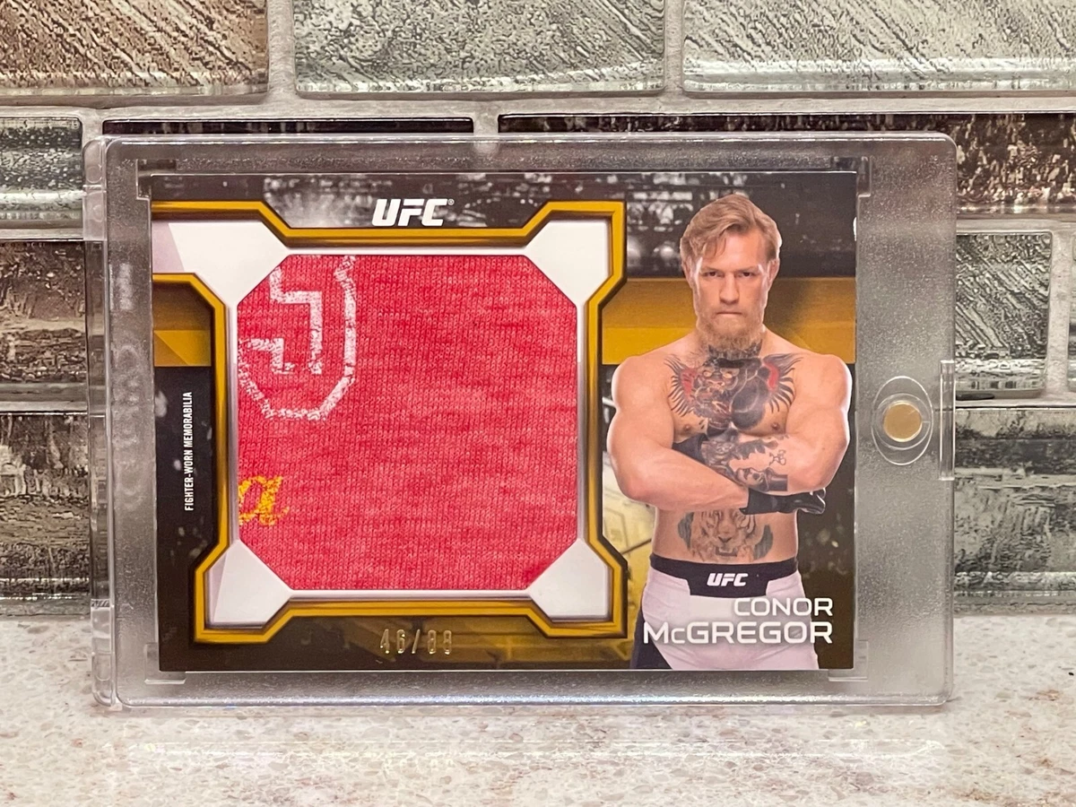 Carte Conor McGregor Auto Patch Rookie 2014 Topps Knockout UFC - Rare, Signée, Numérotée