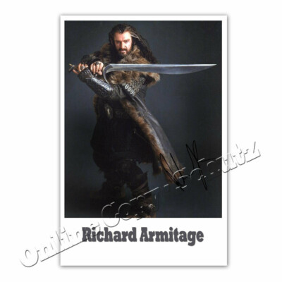 Richard Armitage  The Hobbit  -   Autogrammfoto  ²