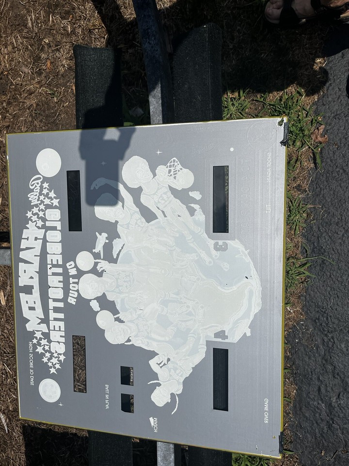 HARLEM GLOBETROTTERS Original Glass Pinball BACKGLASS by BALLY 1979 eBay