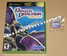 Panzer Dragoon Orta Xbox 360 Xbox One X with rare E3 2002 Pin Brand New Smilebit