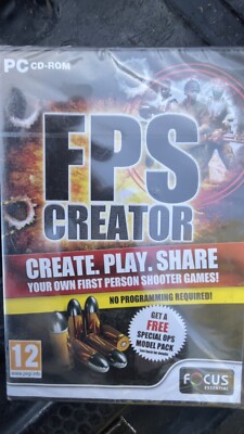 FPS  CREATOR New Sealed PC CD-ROM Focus Essential 2013 First Person Game