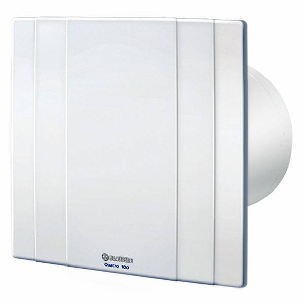 Aspiradora de Baño - Blauberg Quatro 100 Blanco-88 M3/H