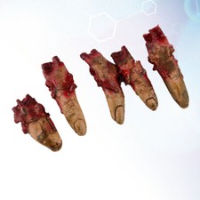 5 Pcs Severed Fingers Halloween Props Scary Halloween Horror Props