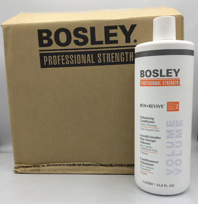 Lot Of 6 Bosley MD Pro Bos-REVIVE Conditioner for Colour-Treated Hair 33.8oz Ech