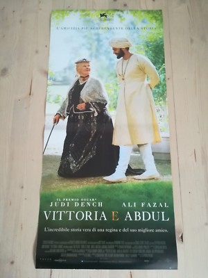 VITTORIA E ABDUL Locandina Film 33x70 Poster Originale Cinema Stephen Frears