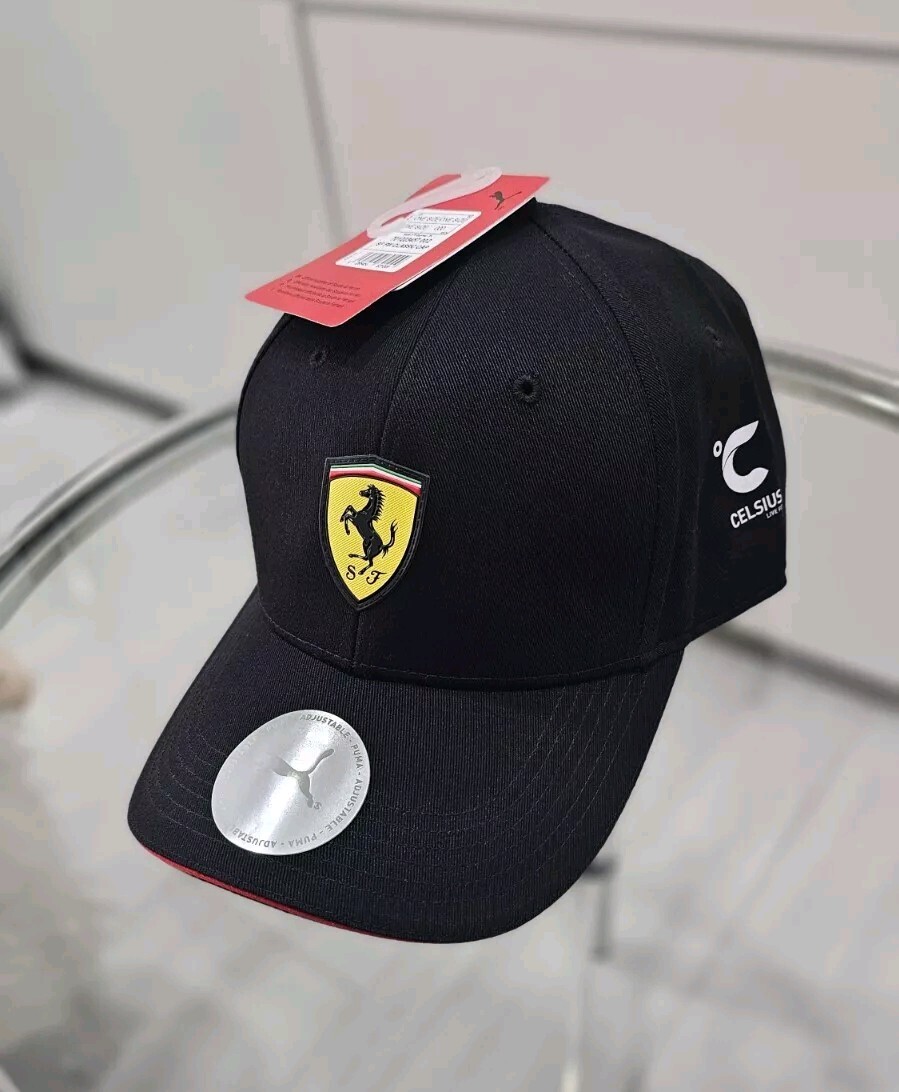 Ferrari F1 Racing Black Puma Celsius Hat Limited Miami Scuderia