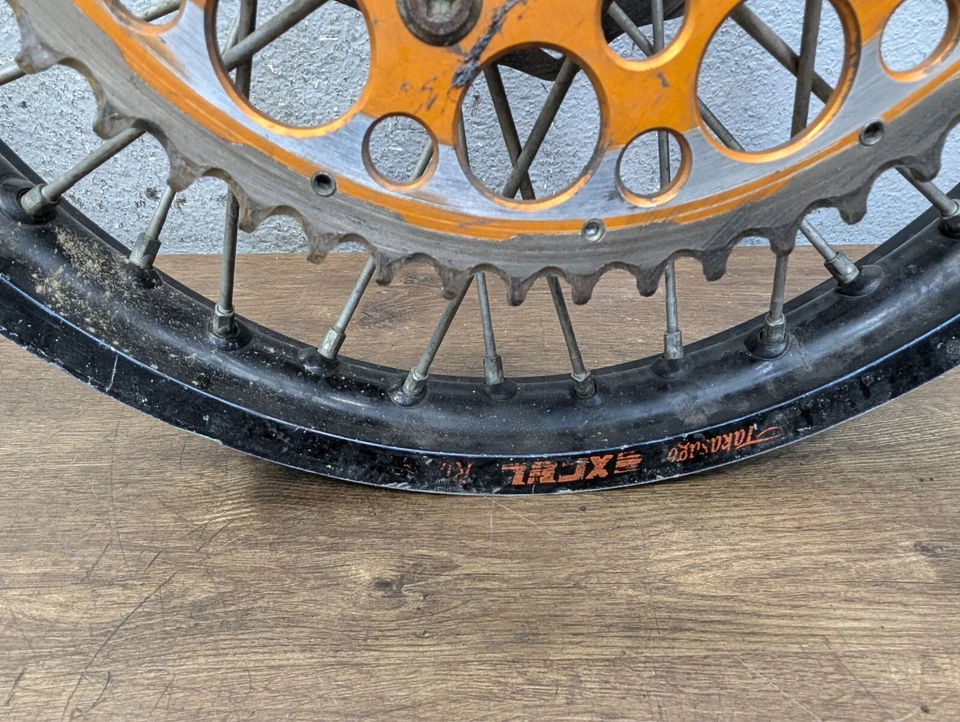 Заднее колесо 2009 KTM 450 XC-W от оригинального производителя со звездочкой и ротором 18x2,15 - 7801000104430 - Изображение 4 из 4