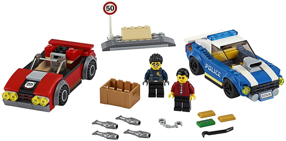 LEGO 60244 & 60242 - City: Police - Helicopter Transport & Highway
