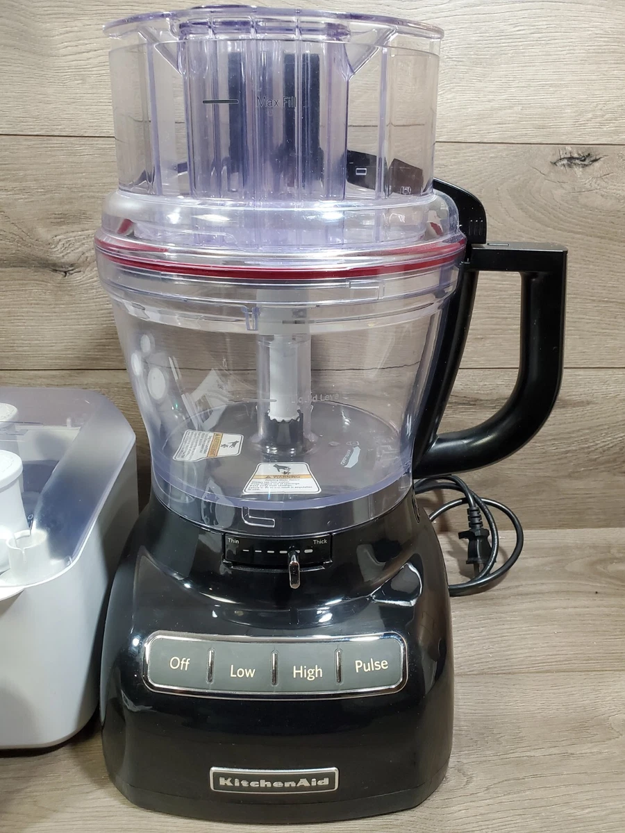 KitchenAid KFP1333OBO 13-Cup Food Processor with ExactSlice System - Black  VGC!!