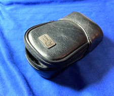 Vintage Case Logic Black Padded Leather Carrying Case with Belt Loop