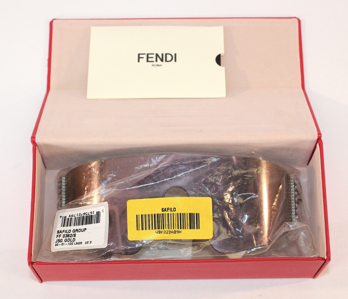 Fendi Grey Mirror Ladies Sunglasses FF0382/S J5G • Authentic