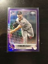 2022 Chrome Logofractor Edition Purple /250 Tyler Gilbert Rookie RC #71 PWE