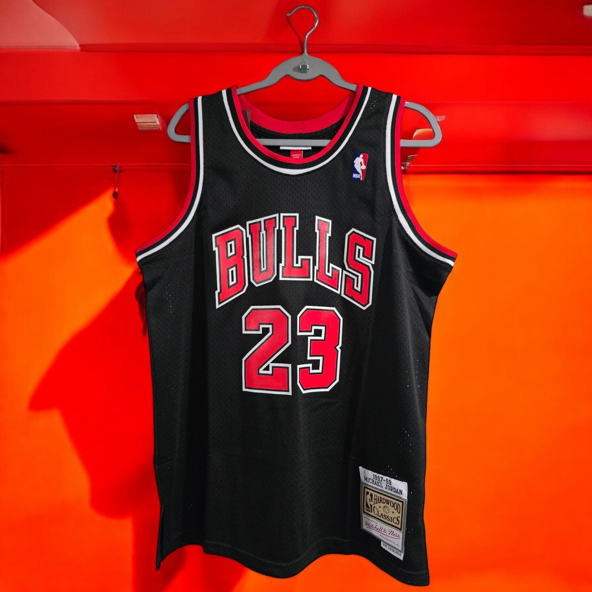 Chicago Bulls 97/98 - Michael Jordan - Basketball NBA - Black