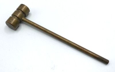 Vintage Miniature Brass Gavel Mallet