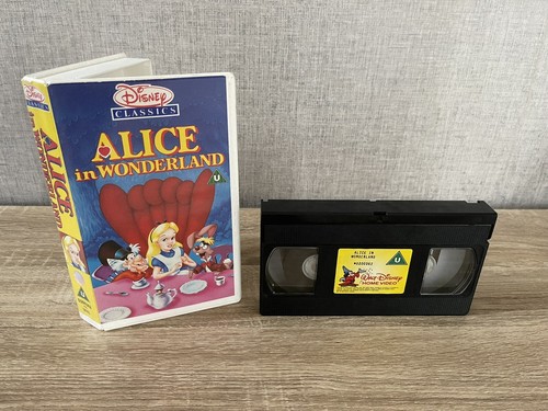 Disney Alice in Wonderland-VHS Video Retro