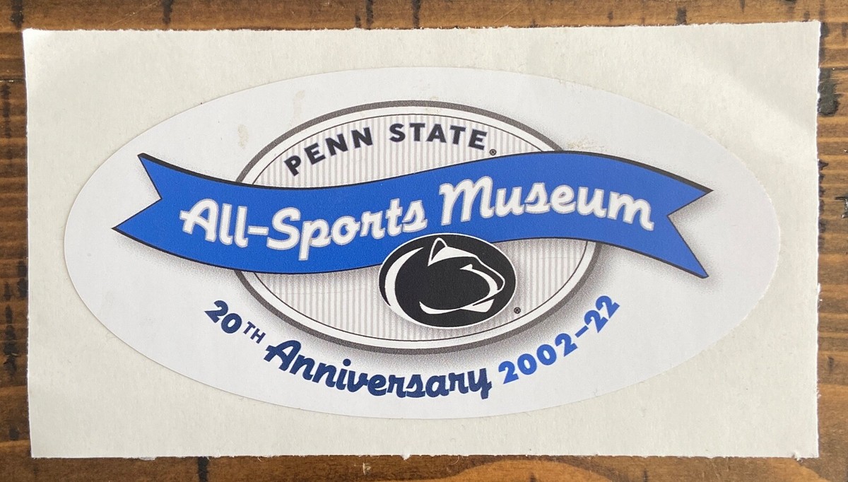2 Penn State All Sports Museum Stickers 20th Anniv. & WWII I Am A
