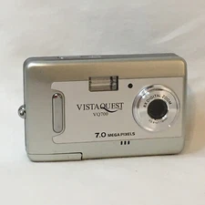 VistaQuest VQ700 7MP Camera No Battery No Charger No Card Turns On Parts Only