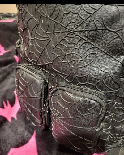 DISCONTINUED Mumsterville X Backstitch Bruja Spider Web *LUNA BAG* Baby Bag - Picture 5 of 5