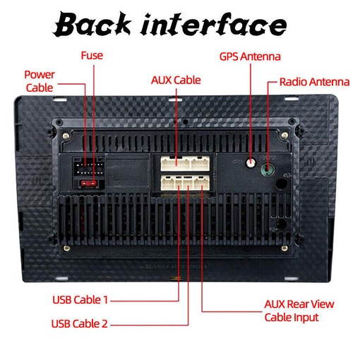 10" Radio de coche Navi Android 2Din Wifi GPS BT Pantalla táctil Reproductor MP5 - Imagen 11 de 13