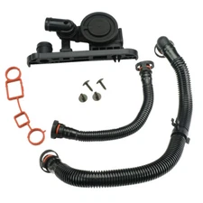 Crankcase Vent PCV Valve+ Hose w/Screw KIT For Audi A3 A4 VW Eos Passat 2.0T FSI