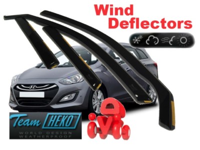 Wind deflectors for HYUNDAI i30 - II  2012 - 2017 ESTATE / WAGON 4.pc HEKO 17275