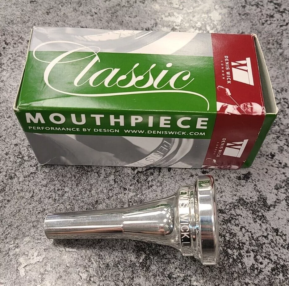 Denis Wick DW5880E SM3.5M Silver Plated Euphonium Mouthpiece NEVER