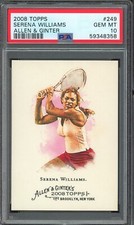 2008 Topps Allen & Ginter Serena Williams Rookie Card RC #249 PSA 10 GEM MINT