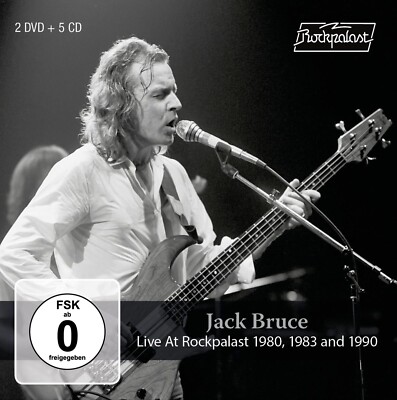 Jack Bruce - Live At Rockpalast 1980, 1983 And 1990, 5CD + 2DVD Neu