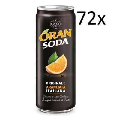72x Dose Oransoda 330 ml Campari Orange Orangenlimonade italienisch trinken