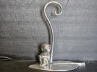 Pewter Banana Tree Monkey Fruit Holder — photo 1
