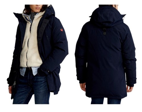 POLO RALPH LAUREN Coat with hood. Size M. Navy Blue. New. - Picture 3 of 7