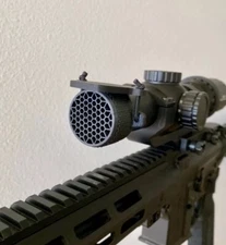 Press Fit 30mm ARD (Anti Reflective Device) Elastic Flip Up Cover LPVO / Scope