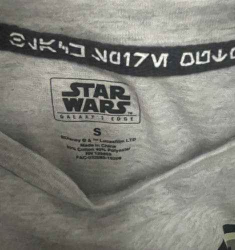 Disney Parks Star Wars Black Spire Outpost Gray T-Shirt Size Youth Small - Picture 3 of 4