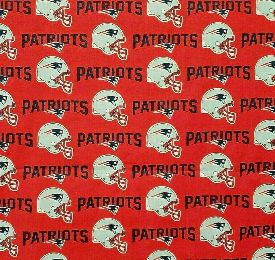 NFL - Tela Roja Patriota de Nueva Inglaterra - Media yarda 18"X58" AMPLIO  Foto 2 de 2