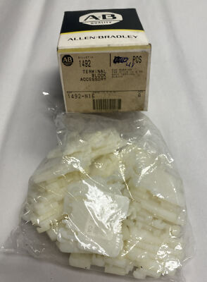 Allen-Bradley,1492-N16,Terminal Block End Barrier Box of 48 NOS