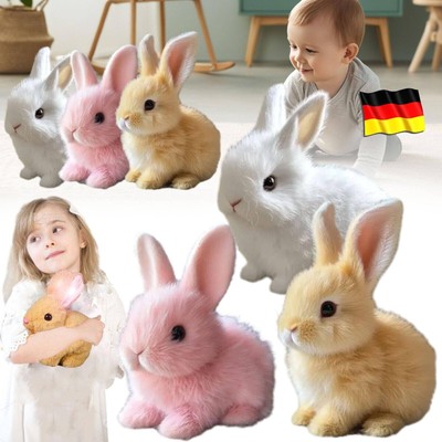 My Realistic Bunny Toy, Vitality Bliss Bunny with Sounds & Movements Easter Gift