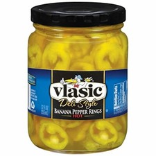 Vlasic Banana Pepper Rings Hot, 12 Ounce