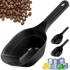 2PACK Dog-Cat Food-Scoop Measuring-Cup,1 Cup Capacity Versatile Plastic Pet Food