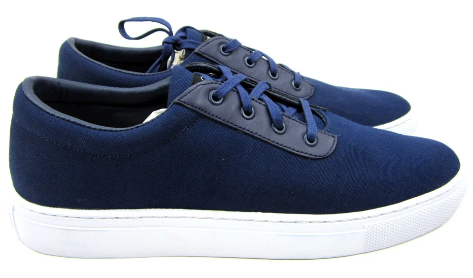 Crooks & Castles Zapatos Lona Lo Con Cordones Decklo Azul Marino Tenis Talla 11 Foto 2 de 4