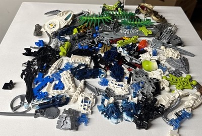 LEGO BIONICLE Hero Factory Bulk Lot 100+ Parts Pieces MASKS As Shown Mixed Lot 1