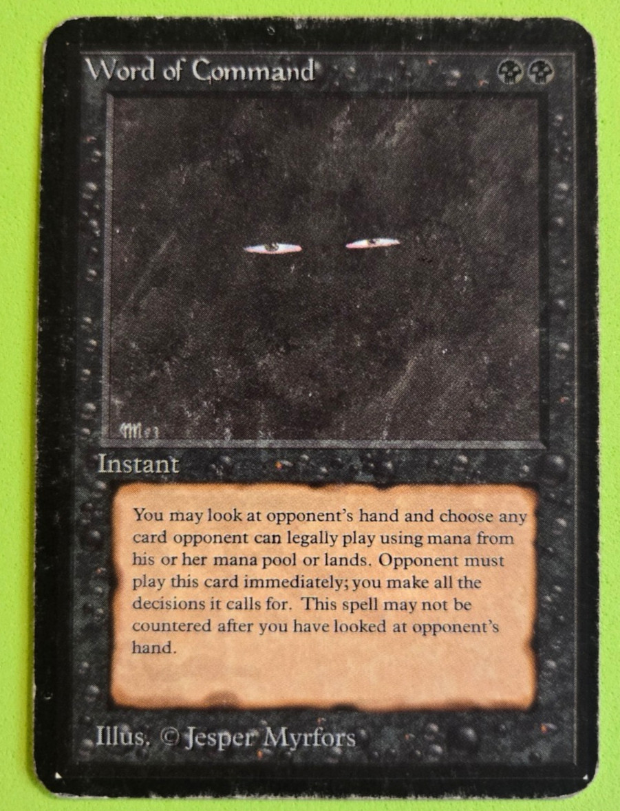 Word of Command - Alpha MTG Magic the Gathering HP