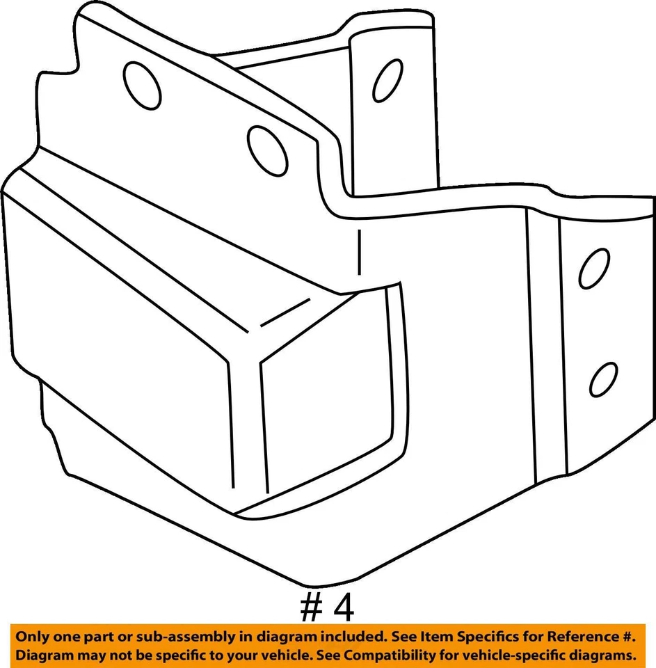 ПОДХОДИТ 1990-1994 GMC CHEVROLET SAFARI ASTRO КРОНШТЕЙН ASM FRT BP 15670162 - НОВЫЙ OEM - Изображение 3 из 3