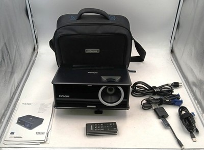 InFocus IN2112 DLP Projector w/ Case and Accessories | Low Lamp Hours